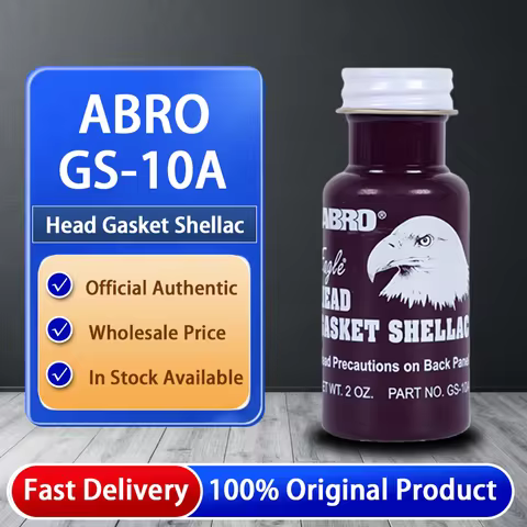 59ML ABRO GS-10A Head Gasket Shellac Cylinder Gasket Sealant High-Temp Resistant Engine Block Repair