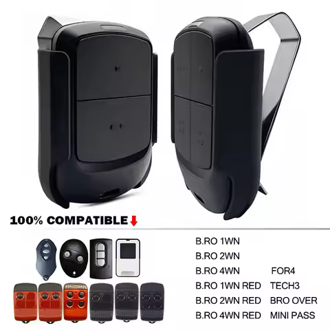ALLMATIC Remote Control B.RO 1WN 2WN 4WN 1WN RED 2WN RED 4WN RED FOR4 TECH3 BRO OVER MINI PASS 433.9
