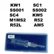 Lishi Style 2 In 1 R52 R52L SC1 SC4 KW1 KW5  AM5 M1MS2 SS001 PRO SS002 PRO CIVIL LOCK SMITH TOOLS Fo