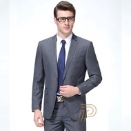 Parayu Jas Blazer Vali Jas Pria Formal Kancing Dua Slim Fit