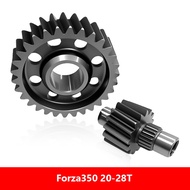 เฟืองคู่ เฟืองท้ายแต่ง HONDA Forza350  เฟืองท้าย ขนาด 14T / 16-30T / 17-33T / 18T-30T / 20T -28T เฟื