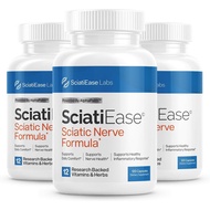 SciatiEase Sciatic Nerve Health Support Supplement - Nerve Support Formula with AlphaPalm, Pea, Vita