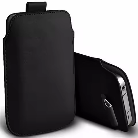 Mobile Phone Bag For Nokia 8210 4G Case Universal Leather Pull Tab Sleeve Pocket Pouch for Nokia 110
