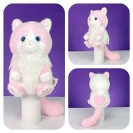 1ชิ้น ปลอกหัวไม้กอล์ฟสำหรับไดร์เวอร์และไม้ ปลอกหัวไม้กอล์ฟแมวตุ๊กตาผ้าขนแสนน่ารัก พอดีกับหัวไดร์เวอร