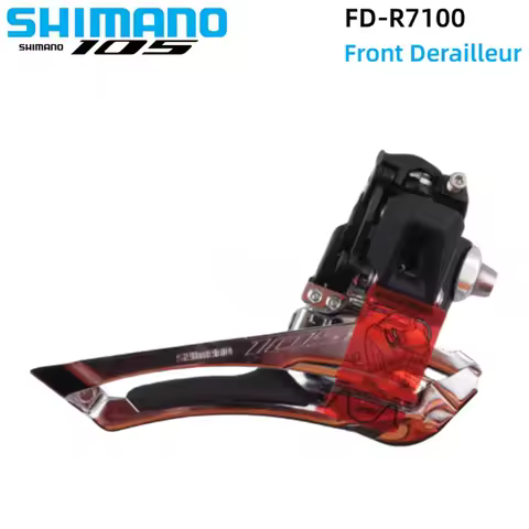 SHIMANO 105 FD-R7100 2x12S Front Derailleur Braze On R7100 For Road Bike HG 12 Speed Riding Parts Bi