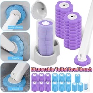 Disposable Silicone Toilet Brush Hygienic Toilet Cleaner with Replaceable Head Berus Tandas Pakai