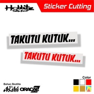 Sticker TAKUTU Curse STICKER CUTTING Reflective HOLOGRAM On