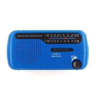 Portable Solar Hand Crank Radio 1200mAh USB Portable Outdoor Emergency Speaker Stereo Emergency Hand