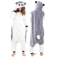 Export Original Cheshire Cat Cartoon One-Piece Pajama Adult Polar Fleece Halloween Mens and Womens A