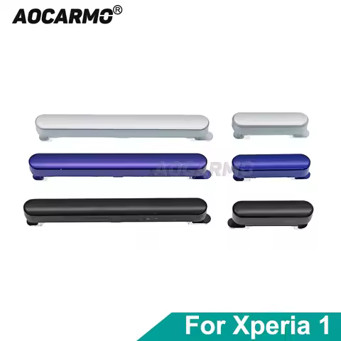 Aocarmo For Sony Xperia 1 / X1 / XZ4 J9110 J8110 Side Button Power Volume Camera Shutter Key Replace