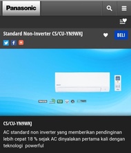 AC Panasonic 1 PK YN9WKJ Standar