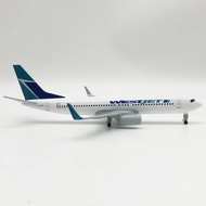 FZ Diecast 20CM 1/400 B737 WESTJET B737 Canada Airline Airplane Plane Aircraft Alloy Model Toy Plane