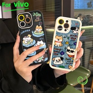 For Vivo Phone Case Y20 Y20s Cute Animals Y12s Y12A Y17 Y12 Y15 Y11 Y12i Y15A Y200 V40 V40P Cute Pho