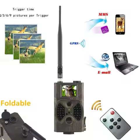 2G GSM MMS SMTP Hunting Trail Camera Cellular Mobile 16MP 1080P Photo Traps Wild Camera HC300M Wirel