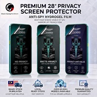 Hydrogel Privacy Screen Protector for Realme GT 8 Pro / GT 7T / GT 7 Pro / GT 6 / GT Neo 5
