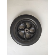 Electric Wheelchair Parts 1 Inch Solid Front Wheel Replacement Drive Wheel Non-Inflatable