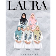 Tudung Laura semi instant JIMMYSCARVES | Tudung sarung printed