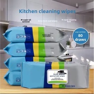 Kitchen Cleaning Wipes Tissues 80pcs