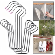 Stainless Steel Shoe Hanger Drying Rack / Multifunctional Shoe Hook Storage / Rak Cangkuk Kasut Pelbagai Fungsi / 不锈钢鞋架钩