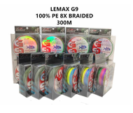 LEMAX G9 100% PE BRAIDED LINE 300m