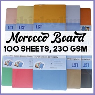 Morocco Board Paper Binding Cover 230 gsm Book Cover A4 Short