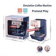 ☕️Children's Pretend Play House Coffee Machine Kitchen Toys Boys and Girls Simulation Electric Small Appliances