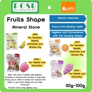 Jolly Fruits Shape Mineral Stone / Gnawing Stone / Small Animal Mineral Stone Cube / Molar Ball / Ba