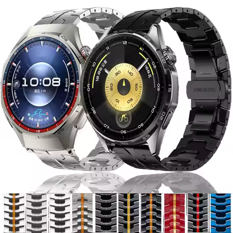 Stainless Steel Band For Huawei Watch GT6 GT5 GT4 GT3 GT2 Pro GT6Pro 46mm Strap Metal Bracelet for H