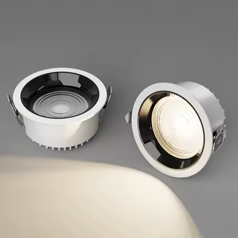 Recessed Anti-Glare LED SMD Downlight 7W 9W Dimmable 85-265V Ceiling Light Spotlight 12W 18W Home Li