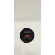 12-24V DC Voltmeter Car Monitor Motorcycle LED Waterproof Voltmeter