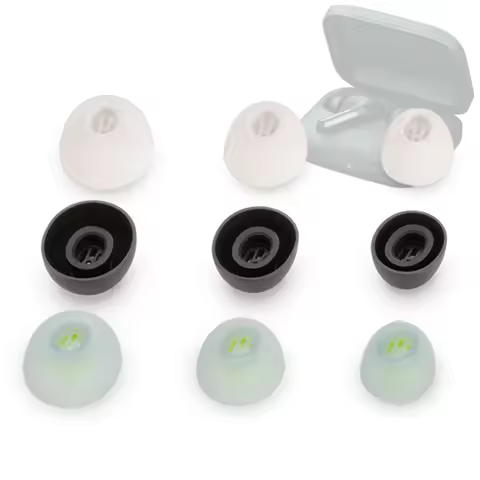 6Pcs Silicone Ear Tips for OnePlus Buds Pro 2 3 Earbuds Eartips Nord 2 Buds TWS Tips Soundpeats Air 