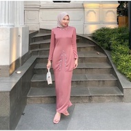 Selda ONE SET SATIN DRESS Malay MUSLIM DRESS