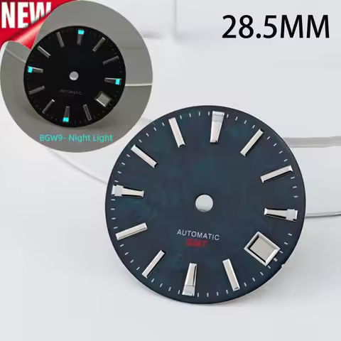 BGW9 Case Mod Parts for Grand Seiko NH35/36/34 28.5mm No logo Sports GMT Sunburst 3D Watch Dial Spri