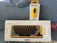 Logitech POP KEYS 無線藍牙機械鍵盤連mouse 全套