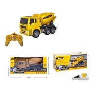 GKIDS HUINA 1333 RC Concrete Mixer Engineering Truck 1:18 - Remote Control Concrete Cement Mixer 4WD