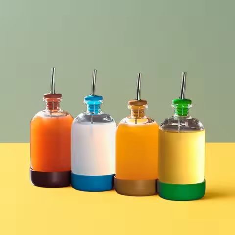 Inmeet Creative Bubble wine Bottle/Bar Juice Bottle/Cocktail Bottle/Oil Bottle With scale Bartender 