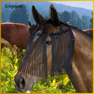 Gepnoo Fly Mask with Ears for Horses, Miniature Foals, Stable Horses, Draft Horses,
