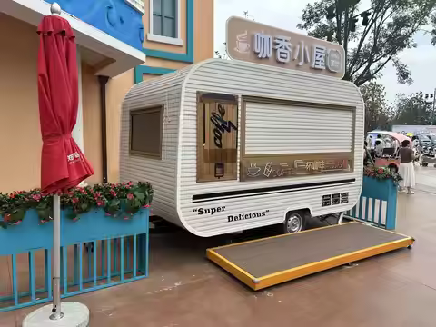 High Quality Food Remolque Truck Food Truck With Full Kitchen United States Car Trailers Fully Equip