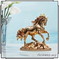 [ChiwanjifcMY] 2D Flat Horse Statue Tabletop Sculpture for Bedroom Living Room Countertop