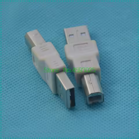 USB 2.0 Type A TO B Male Printer Scanner Adapter Data Sync Coupler Converter Connector for HP Canon 