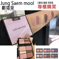 Korea Online Jung saem mool Three-Dimensional Bright Color Matte Two-Color Eyeshadow Palette Artist 