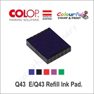 COLOP New Square Self-Inking Rubber Stamp. P05Q12Q17Q24Q30Q43. 100% Original [For Nurse/Doctor Teach