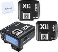 Godox X2T-S 2.4G TTL Wireless Flash Trigger with 2X X1R-S Controller Receiver, can use Smartphone AP