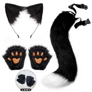 Bear Paw Animal Paw Cat Paw Gloves Half Finger cosplay Comic Exhibition Props Cute Plush Halloween G