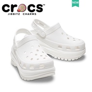 Fashion Women's Wedge Sandals – Classic Clog Mega Crush White