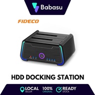 Fideco YPZ230R USB3.0 HDD SSD Docking Station For 2.5" & 3.5" SATA HDD/SSD