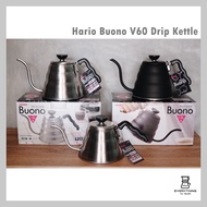 [พร้อมส่ง ของแท้] HARIO Buono V60 Drip Kettle Coffee Drip 1.0L VKB-100HSV 1.2L VKB-120HSV กาดริปกาแฟ Hario Buono