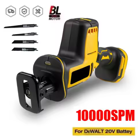 10000SPM Brushless Electric Reciprocating Saw Saber Saw Wood Metal Cutting Tool For Dewalt 20V Batte