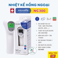 Nhiệt Kế Điện Tử Hồng Ngoại Đo Tai Đo Trán Tự Động Microlife Nc200 - Dòng Cao Cấp Bảo Hành Chính Hãn