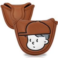 QIONG golf Putter Cover Large Semicircle Putter Cover Straight L-Shaped Putter Cover golf Putter Pro